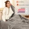 ESTINGO Heated Blanket Full Size, 72"x84" Electric Blanket with 6 Heating Levels & 1-10 Hours Adjustable Timer, Fast Heating Blanket with ETL & FCC Certification, for Full Body, Light Gray view 4