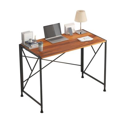 NEKCOCO Modern Gaming Desk Home Office Desk Laptop Desktop Computer Table 39 Inch Foldable Writing Desk Study Desk for Home Office Workstation Study Writing Table (Color : A)