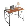 NEKCOCO Modern Gaming Desk Home Office Desk Laptop Desktop Computer Table 39 Inch Foldable Writing Desk Study Desk for Home Office Workstation Study Writing Table (Color : A) view 1