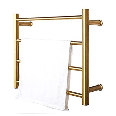 Towel Warmer/Electric Towel Warmer, 304 Stainless Steel Heated Towel Rack, Wall-Mounted Electric Heated Towel Rail, for Bathroom Waterproof Drying Rack,Hardwired (Color : Plug in)
