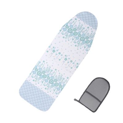Thick Ironing Board Cover And Pad Adjustable Ironing Board Cover With Extra Thick Padding Standard Natural Cotton, Scorch Resistance, With Padding And Elastic Band For Home, Laundry ( Color : Candy ,