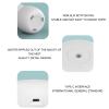 XHTLLO Type C Cool Mist Humidifier with Antigravity Water Drop Rising Effect, Portable and Smart for Bedroom Office Desktop, Auto Shut Off and Large Capacity view 4