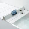 AISHULEI Foldable Bath Cover, Bathtub Tray, Anti-dust Durable Bathtub Cover Bath Insulation Cover, PVC Shutter Bath Lid Fit Most Tubs, Can Store Wine Glass, Tablets (Size : 85x70x0.65cm) view 3