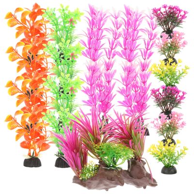 BESPORTBLE 20pcs Aquarium Artificial Water Grass Plants Realistic Fish Tank Decorations Non- Aquatic Simulation Plants for Aquariums and Fish Bowls