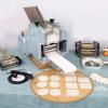 Automatic Commercial Dumpling Skin Machine, 110v Electric dumpling maker, Dumpling Skin Machine Electric Dumpling Maker Machine Wonton Wrapper Dough Maker with 8cm/3in Mold Dumpling Skin Presse view 2