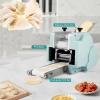 Automatic Commercial Dumpling Skin Machine, 110v Electric dumpling maker, Dumpling Skin Machine Electric Dumpling Maker Machine Wonton Wrapper Dough Maker with 8cm/3in Mold Dumpling Skin Presse view 3