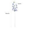 3 Pcs Artificial Lily of the Valley Flowers Bouquet 32.7 Inch Long Stems Bell Orchid Silk Flower for Vases Decor Faux Lily of the Valley Flowers Arrangements for Wedding Home Table Centerpiece(Blue) view 4