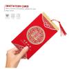 VILLFUL 10pcs Romantic Chinese Style Wedding Invitation Cards Elegant Paper Invitations for Weddings Anniversaries Parties Unique Design for Memorable Celebrations view 4