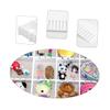 Kichvoe 34pcs Adjustable Drawer Organizers Pp Material Combination Dividers for Home Storage Space-saving for Socks Underwear and Accessories view 4