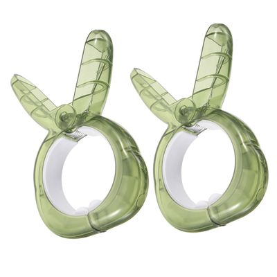 Cabilock 2pcs Windproof Plastic Clothespins for Laundry Strong Clamping Clips for Socks Towels and Clothes for Outdoor Use and Daily Life