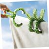 Cabilock 2pcs Windproof Plastic Clothespins for Laundry Strong Clamping Clips for Socks Towels and Clothes for Outdoor Use and Daily Life view 3