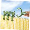 Cabilock 2pcs Windproof Plastic Clothespins for Laundry Strong Clamping Clips for Socks Towels and Clothes for Outdoor Use and Daily Life view 4