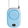 AOCOOLFAN Portable Neck Fan, Mini Small Personal Handheld Fan USB Rechargeable 3 Speed for Girls Boys Woman Eyelash Travel Home Office Outdoor (light blue) view 1