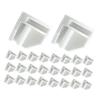Angoily 50pcs Modular Cube Connectors for Storage Organizer Right Angle Connectors for Closet Shoe Rack Versatile Assembly for Modular Shelving view 1