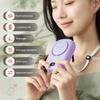 AOCOOLFAN Portable Neck Fan, Mini Small Personal Handheld Fan USB Rechargeable 3 Speed for Girls Boys Woman Eyelash Travel Home Office Outdoor (purple) view 2