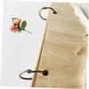 Ciieeo 1pc Pages DIY Wooden Guest Book for Weddings Engagements and Special Events Elegant Sign Book for Guest Messages and Memories Rustic Charm Lace Design view 4