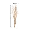 Efavormart 6 Pack 46 inch Metallic Gold Decorative Willow Twig Branches, Extra Long Natural Dried Tree Sticks for Grand Floor Vase and Modern Event Decor view 3