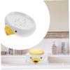 Ciieeo Cute Cartoon Ceramic Soap Dish Self-draining Soap Holder for Bathroom and Kitchen Easy to Clean for Home Use view 3