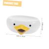 Ciieeo Cute Cartoon Ceramic Soap Dish Self-draining Soap Holder for Bathroom and Kitchen Easy to Clean for Home Use view 4