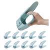 AKYLDI Shoe Stacker, Adjustable Shoe Organizer Space Saver, Double Deck Shoe Slotz for Closet Organization,Blue-15 view 1