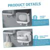 Ciieeo 2pcs Use Wall Mounted Soap Dish Fine Workmanship Soap Holder for Shower Self-draining Bathroom view 2