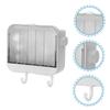 Ciieeo 2pcs Use Wall Mounted Soap Dish Fine Workmanship Soap Holder for Shower Self-draining Bathroom view 3