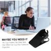 Ciieeo Tableside Large Water Cup Holder Clip Sturdy Drink Stand for Office Desk Storage for Beverages Stationery More Non-Tipping Table Clip Black view 2