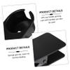 Ciieeo Tableside Large Water Cup Holder Clip Sturdy Drink Stand for Office Desk Storage for Beverages Stationery More Non-Tipping Table Clip Black view 4
