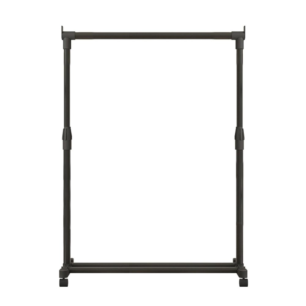 1/2 Single Rod Clothing Rack - Portable Clothes Hanging Rack, Rolling Garment Rack Clothes | Portable Closet Organizer with Wheels, Adjustable Telescopic Clothes Drying Rack for Living Room