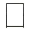 1/2 Single Rod Clothing Rack - Portable Clothes Hanging Rack, Rolling Garment Rack Clothes | Portable Closet Organizer with Wheels, Adjustable Telescopic Clothes Drying Rack for Living Room view 1