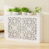 Ofigh Vented Safety steam Decorative Radiator Cover/Protective Heating Cabinet for Home & Office: Easy Snap Connection. Not just for Radiators(RomanStyle,27.5"" W x 35.5"" H x 7.5"" D), White view 1