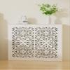 Ofigh Vented Safety steam Decorative Radiator Cover/Protective Heating Cabinet for Home & Office: Easy Snap Connection. Not just for Radiators(RomanStyle,27.5"" W x 35.5"" H x 7.5"" D), White view 2