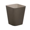 SUREK Exquisite Square Trash Can Plastic Kitchen Trash Cans High-Capacity Wastebaskets Easy Clean in-Home Recycling Bins Simple Trash Bin Reusable, S-black view 1