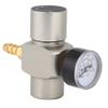 3/8in Hold Stable Pressure Mini Keg Regulator, No Leaking Portable Beer Growler,Quick Connector CO2 Mini keg Charger,Regulator Pressure Gauge for Soda Container Beer Keg view 1