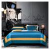 ADovz 1200TC Cotton bedlinen Blue Jacquard Bedding Set King Queen Size Bed Linen Duvet Cover Bed Sheet Set Pillowcases,Bed Sheets view 1