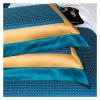 ADovz 1200TC Cotton bedlinen Blue Jacquard Bedding Set King Queen Size Bed Linen Duvet Cover Bed Sheet Set Pillowcases,Bed Sheets view 3