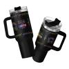 34HD Fantasy Wanderer Tumbler 40oz with Handle and Straw, Lord Rings Not All Those Who Wander Insulated Travel Mug Bookworm Gifts for Men & Women - Bookish Items view 1