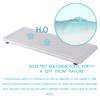 NiuYichee 2 Pcs Water Absorbing Stone Trays, Kitchen/Bathroom Sink Soap Dish, Diatomite Tray Used for Hand Soap & Cosmetic Bottles in The Modern Home, 4" W x 10.2" L, White view 3