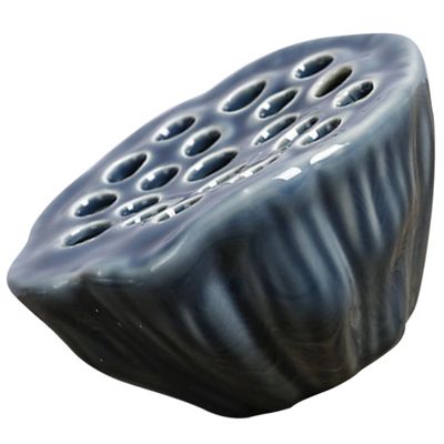 Unique Lotus Pod Ceramic Vase Fresh Flower Arrangement Home Decor Table Vase