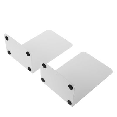Simple Metal Bookends for Desktop Book Organizer 2pcs Home Library
