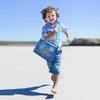 VOROLO Mesh Beach Bag for Holding Toys,Sand Towels Tote for Kids Seashell Collecting,Swimming Accessories for Boys and Girls view 2