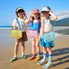 VOROLO Mesh Beach Bag for Holding Toys,Sand Towels Tote for Kids Seashell Collecting,Swimming Accessories for Boys and Girls view 3