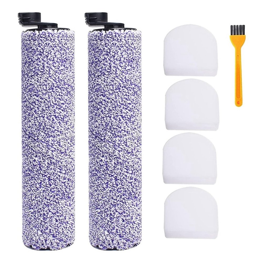 TUITA Vacuum Cleaner Accessories Brush Roll and Foam Filter .Compatible for Shark WD101 WD201 WD100 WD200, Suite