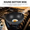 Cabilock Cooking Wok Nonstick Skillet Pan Heat Resistant Handle Perfect for Solo Cooking view 3