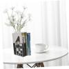 NUOBESTY Elegant Iron Metal Bookends Book Stands Book Holders for Home Office Library Decor view 2