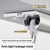 Aluminum alloy no light leakage monorail,ceiling track for curtains,room divider curtain rod,cafe curtain rod,Application scenarios:living room,bathroom,bedroom,ceiling,bay window,RV,privacy,hotel ( C view 3