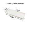 HomeLoft Basics Drip Pan for Portable Air Conditioner, Ac Condensate Drain Pan, Air Conditioner Drain Hose Kit, 1 to 5 Tons, Drip Plastic Catchment Trough, for Indoor and Outdoor Use, FZZWFFAAN-3TO5TONS-4M view 2