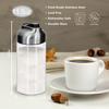 Aelga 12 OZ Glass Sugar Dispenser with Pour Spout, Weighted Pourer, for Coffee, Tea & Baking, 2 Pack view 3