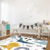 BSIKIE Cartoon Dinosaur Kids Rug, Simple Cute Dinosaur White Indoor Non Slip Area Rug, Machine Washable Breathable Durable Carpet for Bedroom Dormitory Children's Room Classroom - 2 ft x 6 ft view 4