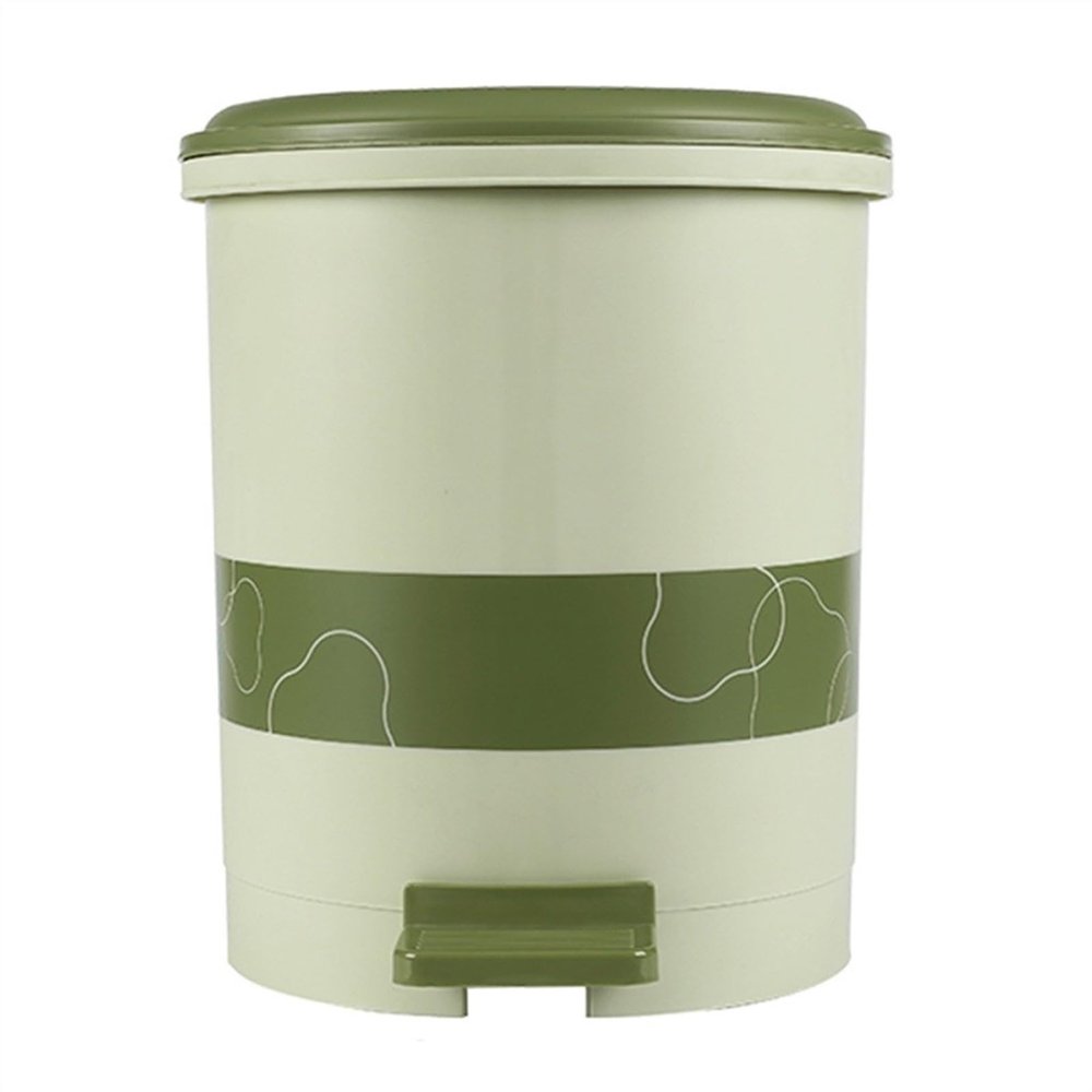 Office Trash Can Wastebasket 6L/9L Classified Trash Can Foot Pedal Household Plastic With Lid Bathroom Living Room Separation Bucket Living Room Bedroom Office Waste Paper Basket Bathroom Trash Can (